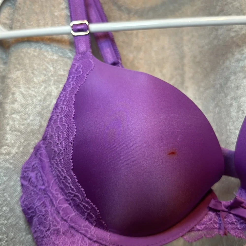 Victoria's‎ Secret Dream Angels Purple Lace Push-Up Bra 34A 11206496